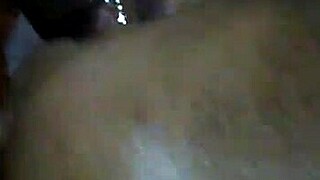 Ebony BBW Amateur Spits And Sucks Cock In Intense Handjob Vacuum