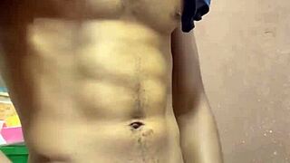 Hey man, check this dude jerking his huge black cock with a messy cumshot on xvideos red