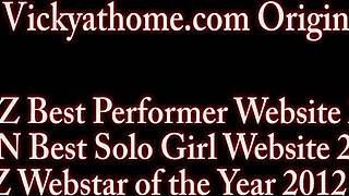 Busty Secretary Vicky Vette Deepthroats Cock with Blonde Kate England