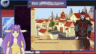 i'm watching avatar the last airbender four elements trainer part 20, but it's so confusing and messed up