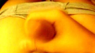 Masturbating my small cock while everyone's asleep 😏