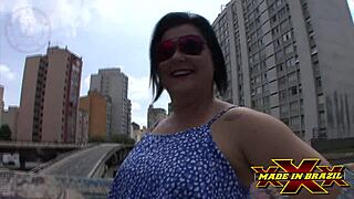 i paid a chubby girl on the street for a snack and she let me cum in her pussy, starring micaela andrade and fabio lavati, directed by andre garcia, full scene