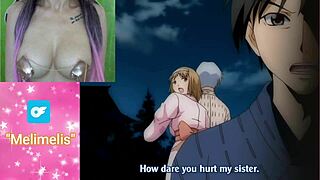 Discovering Sister Masturbating Leads to Hentai Action - MelinaMX