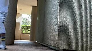 First Time Sucking Cock Outside, Wow!