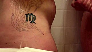 anal hot milf wife with shower rimjob - bunnieandthedude