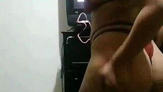 KC Kush in slut mode dances, gives blowjob, and rides cowgirl style.