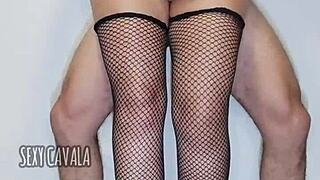 Morena Safada Stroking Big Cock To Orgasm