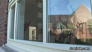 Big tits European wife naked with rampant reality porn% European wife with big tits and powerful member stimulating her grown up