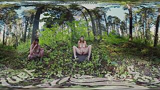 Brunette Sosha Masturbates To Climax Outdoors