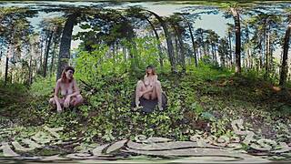 Brunette Sosha Masturbates To Climax Outdoors