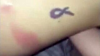 danish teen 18+ bent over for doggystyle drilling by black friend