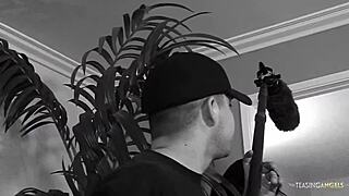 Brunette Fresh From Shower Jumps Into Bed For Filmed Ball Licking, Blowjob, And Hard Drilling In Missionary And Cowgirl Positions