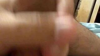 Bold Masturbation Session with Intense Stroking and Climax