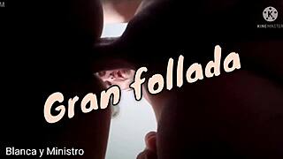 She moans as he fucks her hard and cums inside