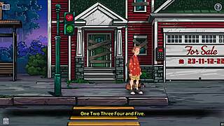 Bold priest spanks sexy blonde nun hard in bdsm hentai game, exorcising demons with intense spanking on her boobs