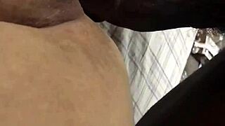 Interracial Couple Squirts on Big Black Monster Cock Orgasm