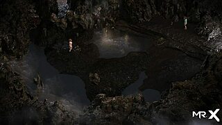 Treasure of Nadia masturbates red pussy with fingers intensely