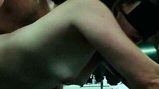 Blindfolded babe bent over for big cock doggystyle