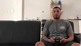 Did you see me playing video game when the girl tempted me and i fucked her ass hard on the sofa?