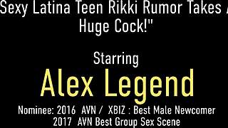 Blonde Cock Sucker Rikki Rumor Gets Huge Facial From Alex Legend