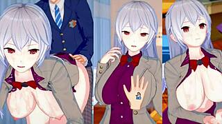 3D Anime Blowjob With Big Tits