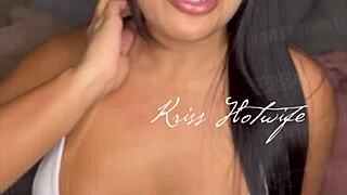 questions and answers with kriss hotwife in public outdoor setting