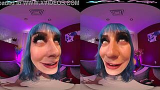 Feel the allure of two-player mode in VR masturbation