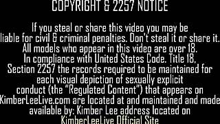 Slutty Maid Kimber Lee Teases with Latex Gloves