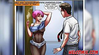 Suggestive Fucking Scene With Hot Rocker And Nerd Stallion In Anime Style.