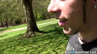 De-stressing university girls outdoors.