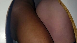 blonde woman cheats with big black cock at gloryhole