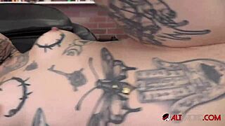 wanna see me get tattooed then fucked in this shop?