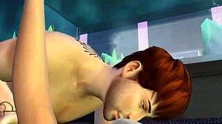 Married woman in 3d hentai feels jealousy over boyfriend's girlfriend