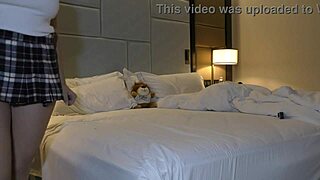 Big Tits Latina Brunette Teases With Handjob In Miniskirt No Panties