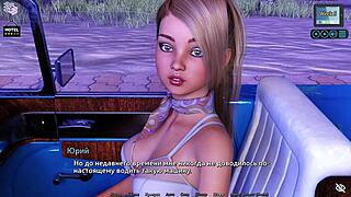 Sunshine Love's Anime Gameplay With Big Tits Dancing And Nipples Exposed