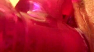 Milf masterbating with dildo! Watch her pussy play with toys under maledom control.