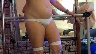 I love watching hotwife Steffi's new year pussy dance