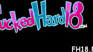 Cute 18 Year Old Gets Screwed Hard By Her Masseur