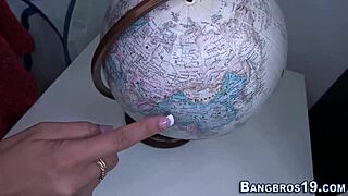 asian teen 18+ bent over for doggystyle pounding