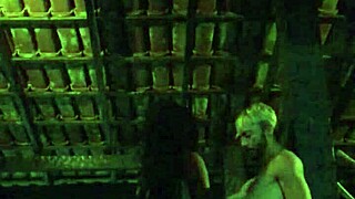 Black Teen 18+ Kneels For Blowjob Titfuck