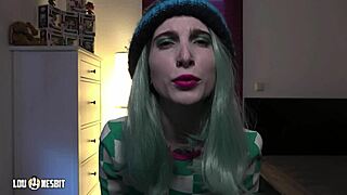 In this fantasy, lou nesbit guides your first time with a man, whispering dirty talk as lia louise joins in femdom play.