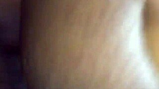 Ebony woman bent over in doggystyle position taking black cock