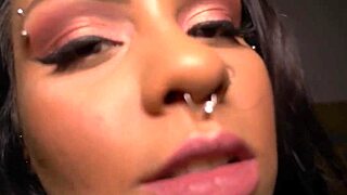 so this half asian chick evelyn buarque is all set for a quickie fuck with her boyfriend, showing off her natural tits and pussy.