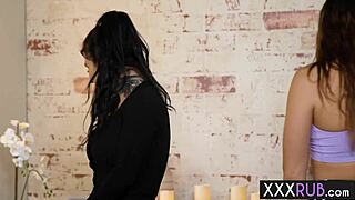 Horny Tattooed Mature Joanna Angel Feels Intense Pleasure During Massage By Hot Teen Gia Derza Before Amazing Pussy Licking