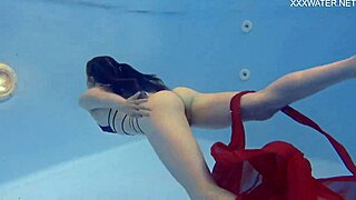 Marfa's Perfect Tits Shine in Naked Swim