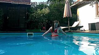 Marfa's Perfect Tits Shine in Naked Swim