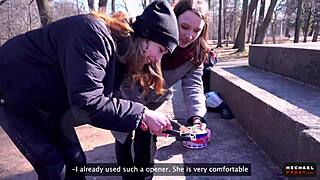 street bet with stranger girls in public agent pov