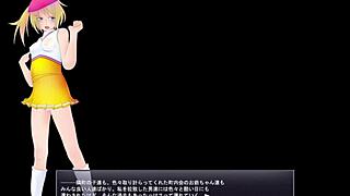 Detailed exploration of play girl in anime game part 1