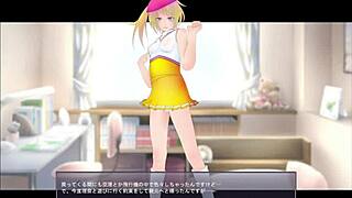 Detailed exploration of play girl in anime game part 1