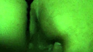 Wife's Intense Anal Play with Vibrator and Fingering on Camera